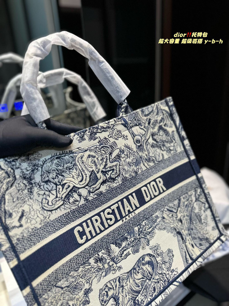 DIO Book Tote Classical Fashion Tiger Women Men Canvas Big Capacity 3 Sizes Shopping Totes Bags
