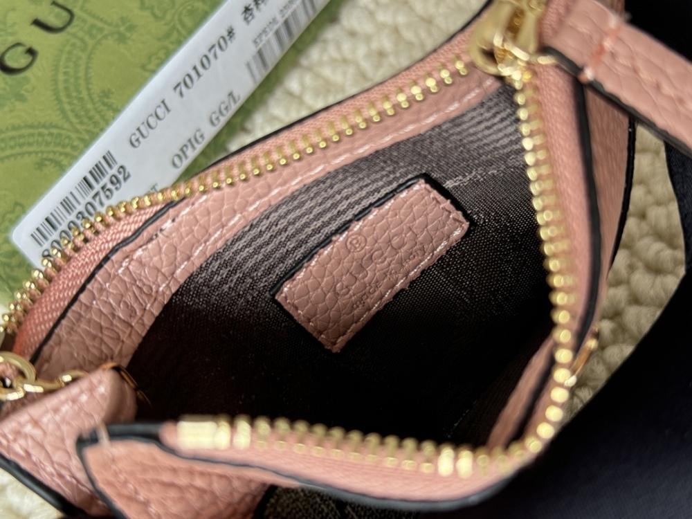 GUC Fashion Casual Women Card Holder Key Luxury Leather Coin Purses Fashion Men's Business Credit Wallets