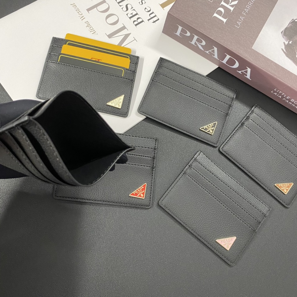 Pra Classical Women Card Holder Key Luxury Cychee Pattern Coin Purses Fashion Men's Business Credit Wallets