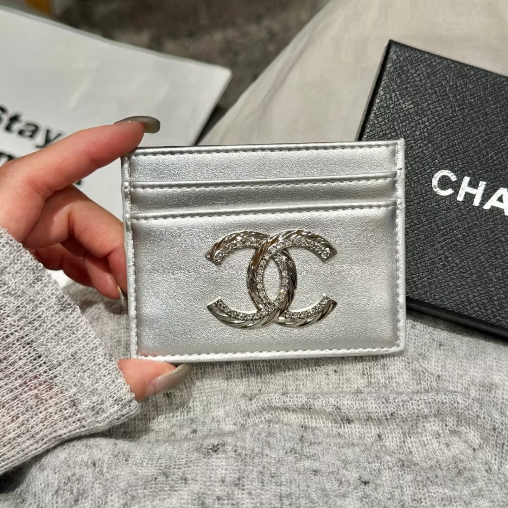 Chane Classical Women Card Holder Key Luxury Vintage Denim Coin Purses Fashion Men's Business Credit Wallets