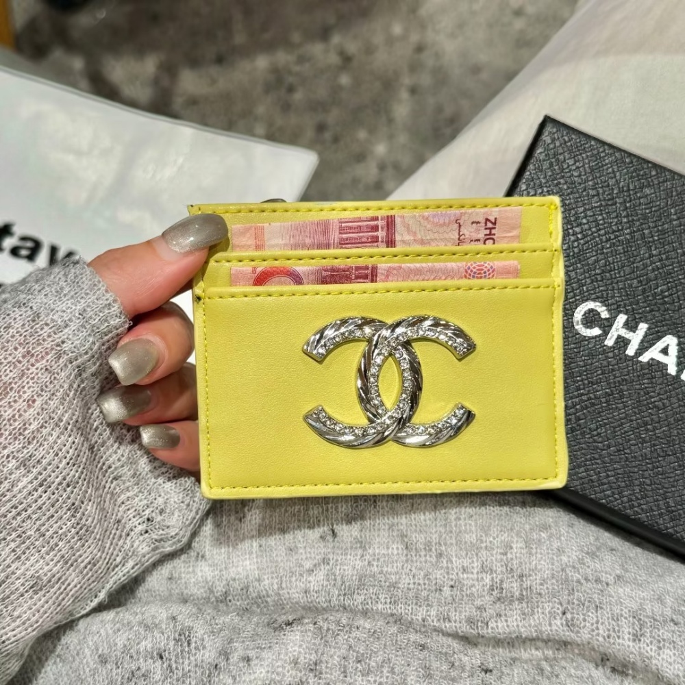 Chane Classical Women Card Holder Key Luxury Vintage Denim Coin Purses Fashion Men's Business Credit Wallets