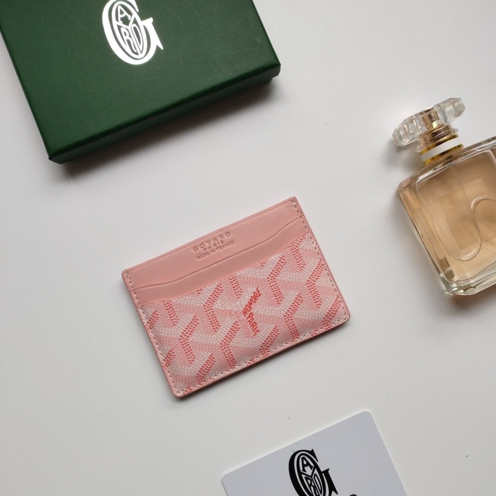 GOY Classical Women Card Holder Key Luxury Old Flower Coin Purses Fashion Men's Business Credit Wallets