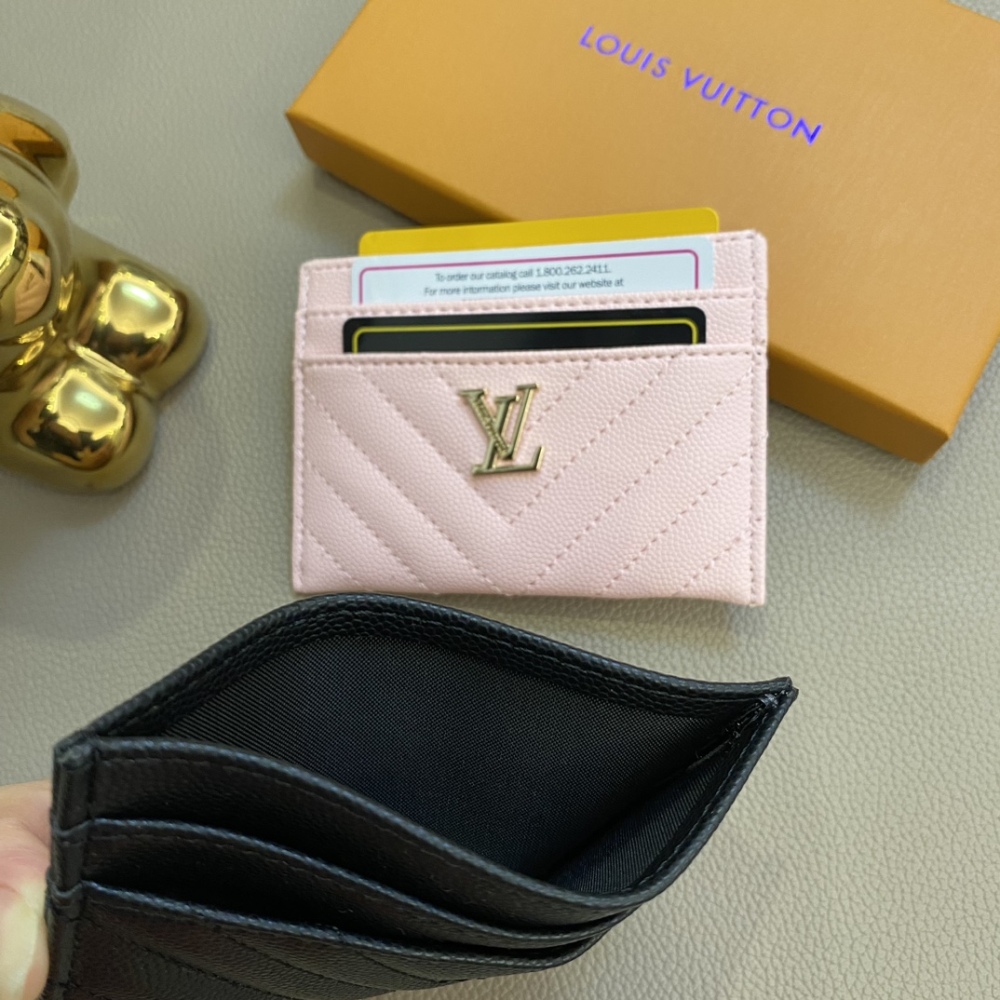 LV Classical Women Card Holder Key Luxury Leather Coin Purses Fashion Men's Business Credit Wallets
