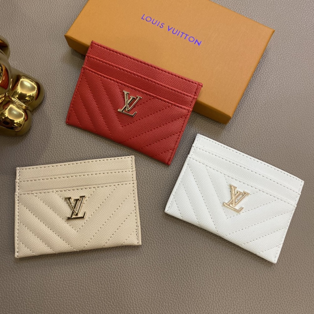 LV Classical Women Card Holder Key Luxury Leather Coin Purses Fashion Men's Business Credit Wallets