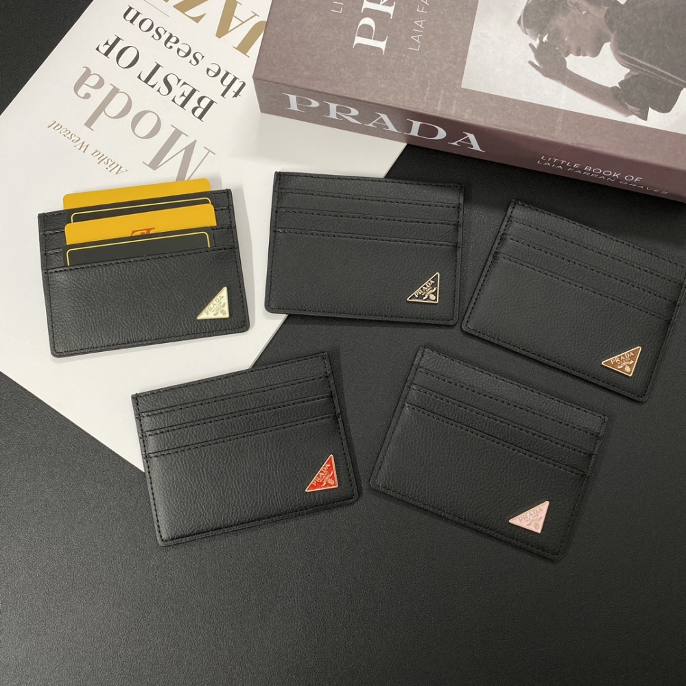 Pra Classical Women Card Holder Key Luxury Cychee Pattern Coin Purses Fashion Men's Business Credit Wallets