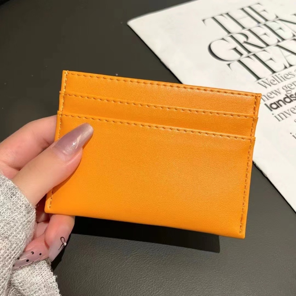 Herm Classical Women Card Holder Key Luxury Leather Coin Purses Fashion Men's Business Credit Wallets