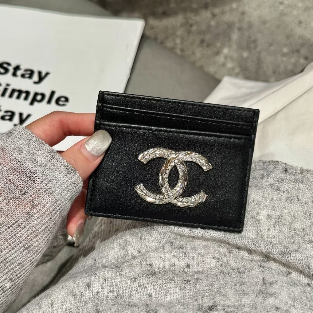 Chane Classical Women Card Holder Key Luxury Vintage Denim Coin Purses Fashion Men's Business Credit Wallets