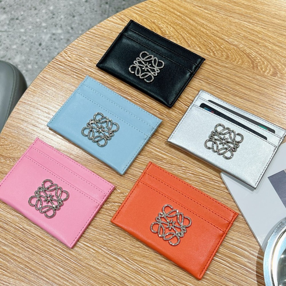 Loew Classical Women Card Holder Key Luxury Leather Coin Purses Fashion Men's Business Credit Wallets