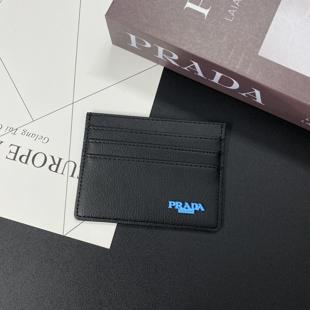 Pra Classical Women Card Holder Key Luxury Leather Coin Purses Fashion Men's Business Credit Wallets