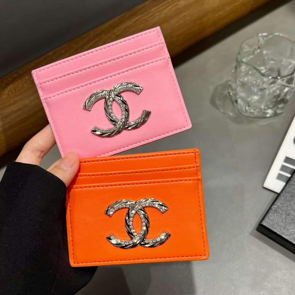 Chane Classical Women Card Holder Key Luxury Vintage Denim Coin Purses Fashion Men's Business Credit Wallets