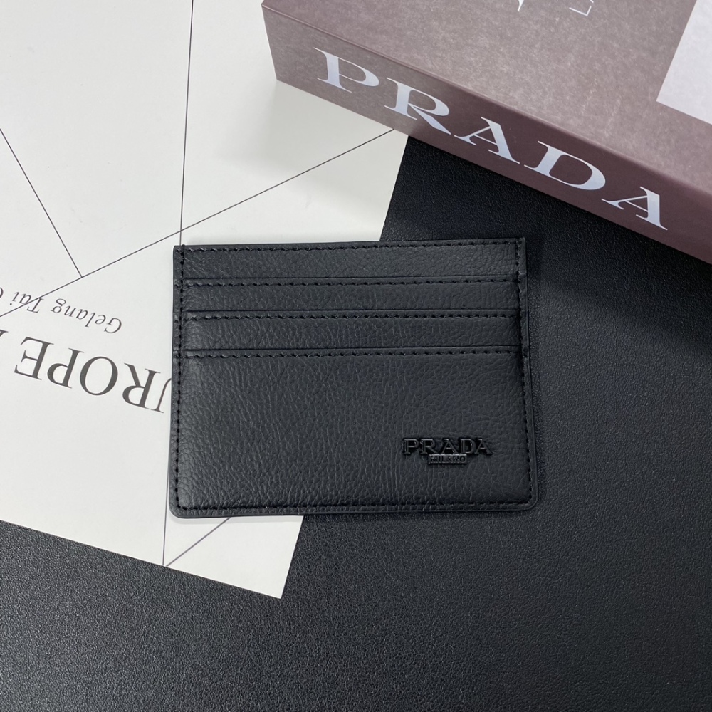 Pra Classical Women Card Holder Key Luxury Leather Coin Purses Fashion Men's Business Credit Wallets