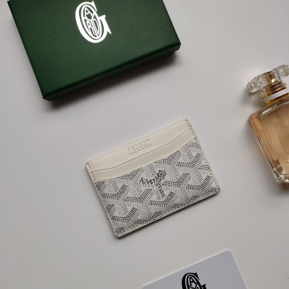 GOY Classical Women Card Holder Key Luxury Old Flower Coin Purses Fashion Men's Business Credit Wallets