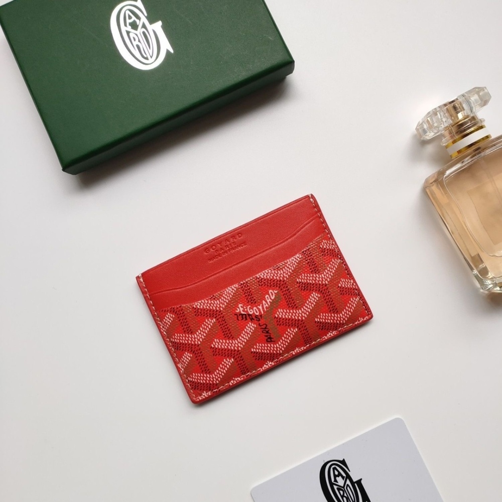 GOY Classical Women Card Holder Key Luxury Old Flower Coin Purses Fashion Men's Business Credit Wallets