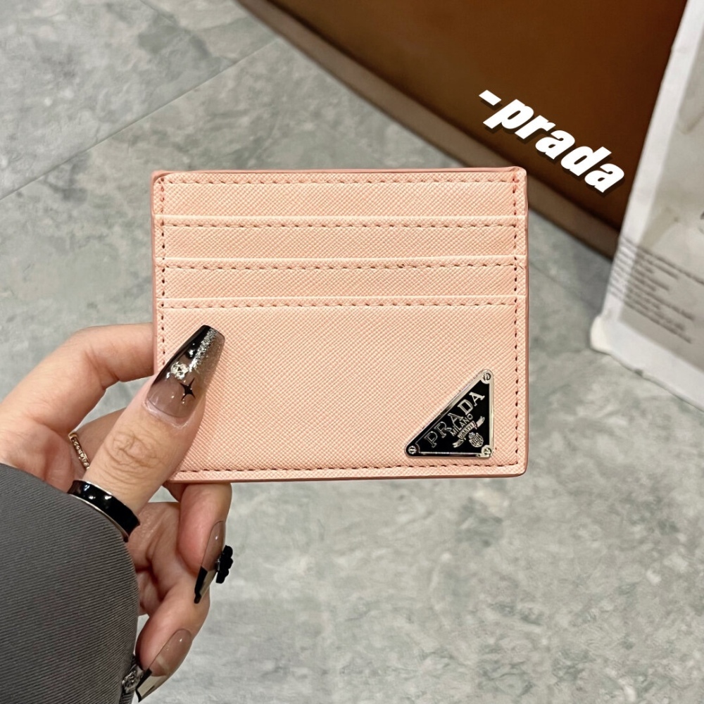 Pra Classical Women Card Holder Key Luxury Cychee Pattern Coin Purses Fashion Men's Business Credit Wallets