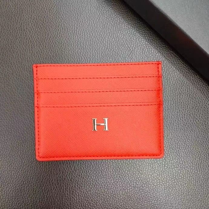 Herm Classical Women Card Holder Key Luxury Leather Coin Purses Fashion Men's Business Credit Wallets