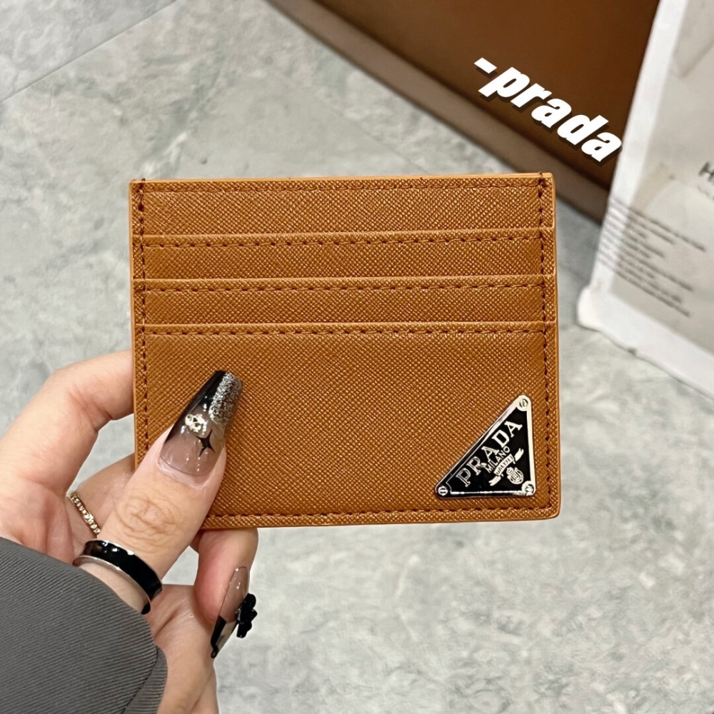 Pra Classical Women Card Holder Key Luxury Cychee Pattern Coin Purses Fashion Men's Business Credit Wallets