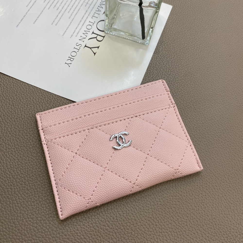 Chane Classical Women Card Holder Key Luxury Leather Coin Purses Fashion Men's Business Credit Wallets