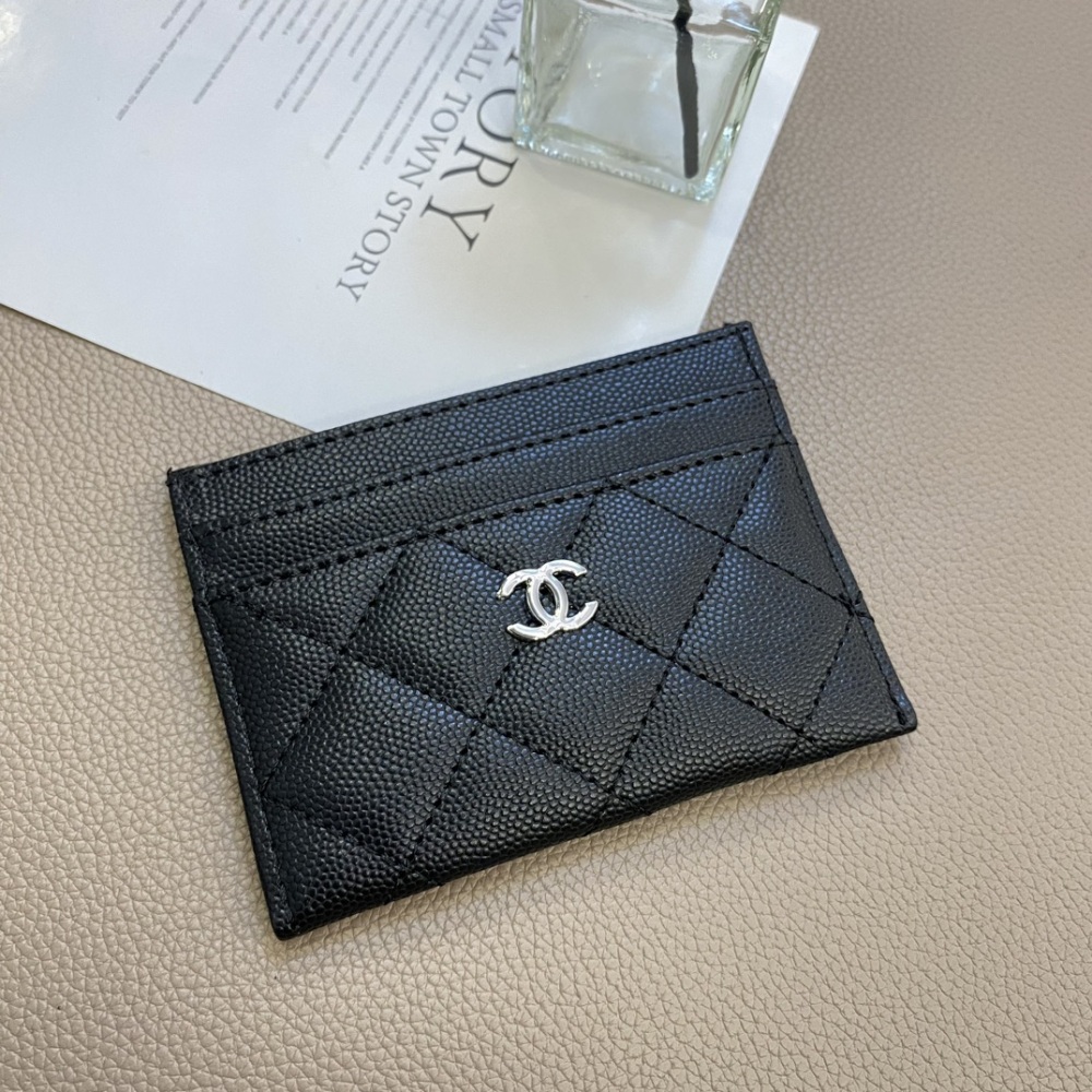 Chane Classical Women Card Holder Key Luxury Leather Coin Purses Fashion Men's Business Credit Wallets