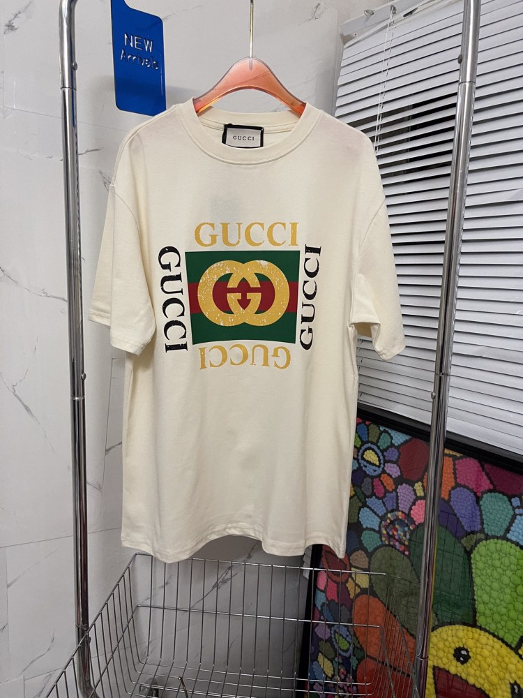 GUC Oversize Women's T Shirts Summer Spring Mens Clothing Tee Top Woman Tshirts Ladies Female White T-shirts