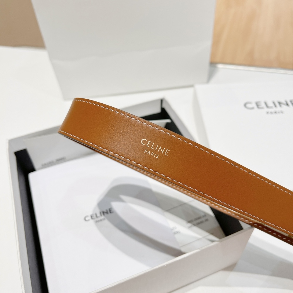 Celin Luxury Designer Belts for Women High Quality Fashion Leather Casual Thin Waist Belts