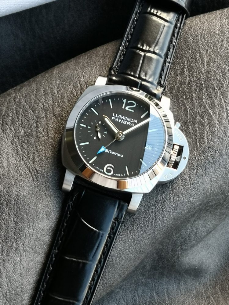 PANE Fashion Mens Casual Daily Watches 44mm Luxury Mechanical Watch Designer Rubber Band Wristwatch