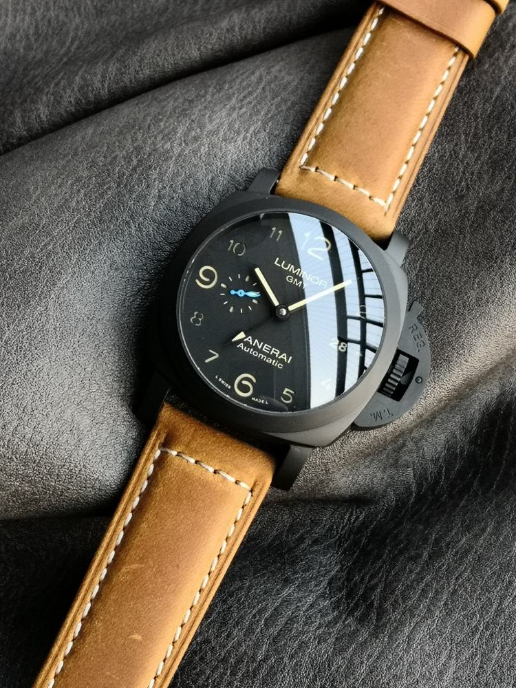 PANE Fashion Mens Casual Daily Watches 44mm Luxury Mechanical Watch Designer Rubber Band Wristwatch
