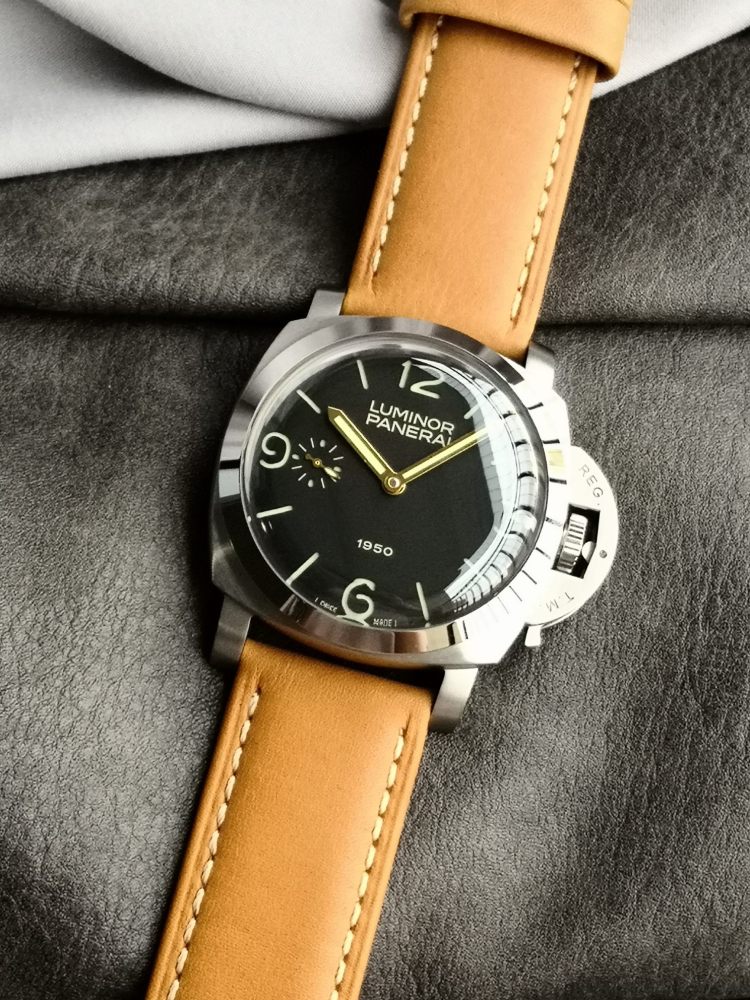 PANE Fashion Mens Casual Daily Watches 44mm Luxury Mechanical Watch Designer Rubber Band Wristwatch