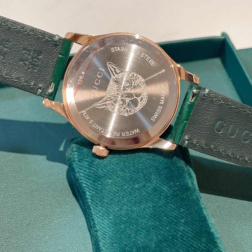 GUC 40mm Womens Fashion Owl Watches G-TIMELESS Stainless Strap with Quartz Movement Mens Wristwatch