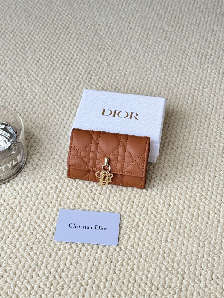 DIO Glycine Card holder Sheepskin compact women's wallet
