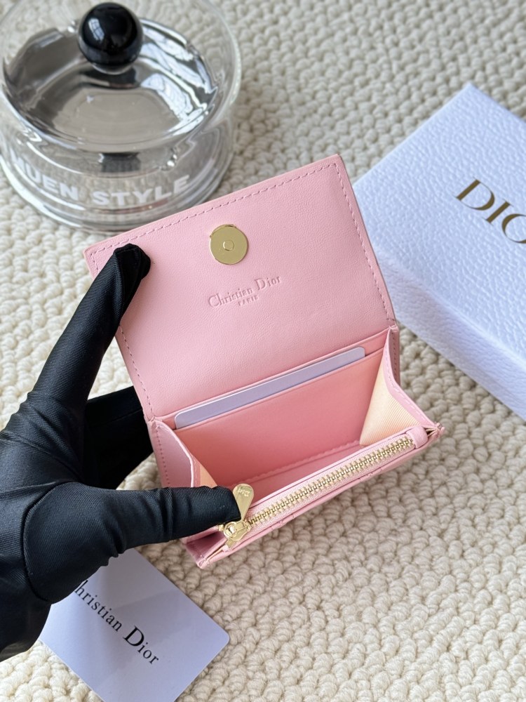 DIO Glycine Card holder Sheepskin compact women's wallet