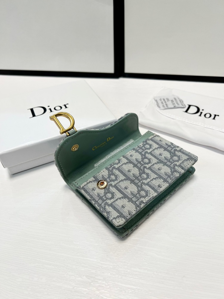 Dio Saddle small card bag  Oblique flower