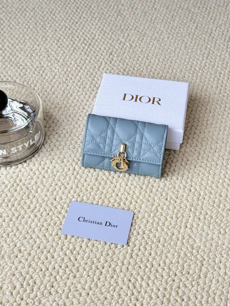 DIO Glycine Card holder Sheepskin compact women's wallet