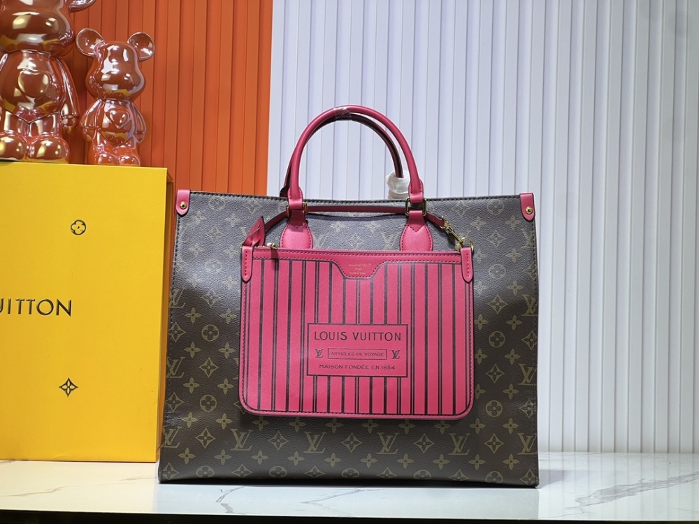 LV Womens Designer Leopard Print Bags Luxury Lady Totes Bags Fashion Winter Fur Bag