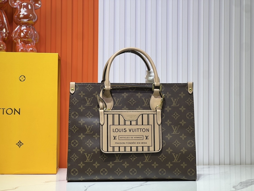 LV Womens Designer Leopard Print Bags Luxury Lady Totes Bags Fashion Winter Fur Bag