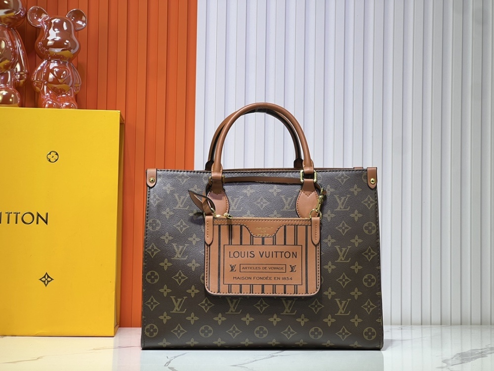 LV New Arrival Designer Womens Old Flowers Bags Luxury Mens Totes Bags Shopping Travel Tote