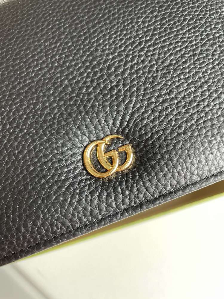 GUC New Fashion Leather Chain Shoulder Bag Womens Casual Daily Handbag with Inside Mirror