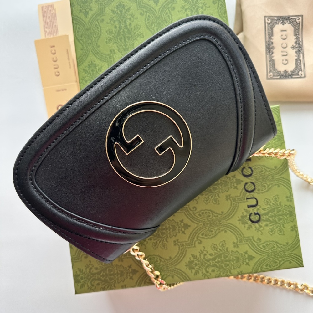 GUC Blondie Fashion Mini Leather Luxury Womens Shoulder Bags with Adjustable Strap