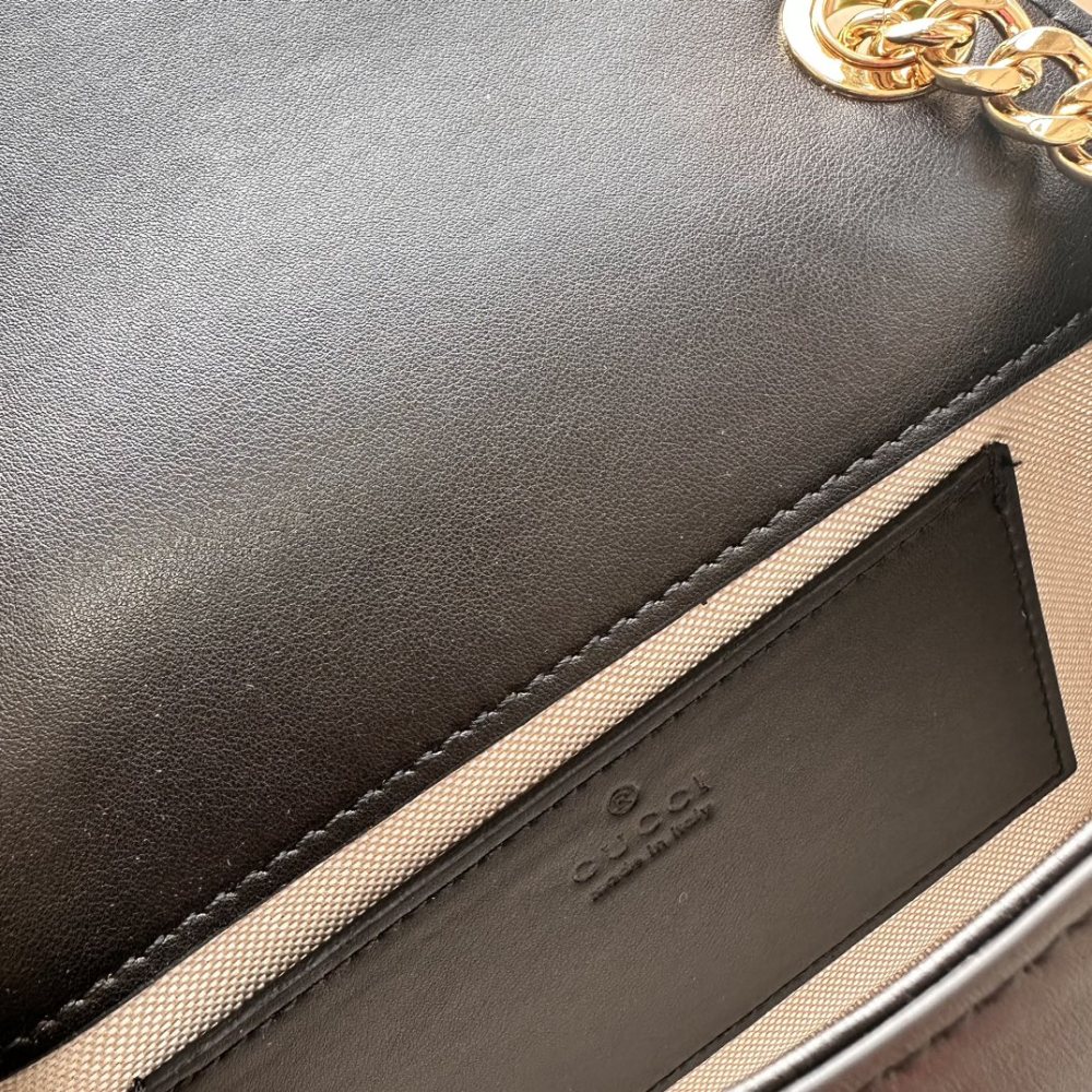 GUC Blondie Fashion Mini Leather Luxury Womens Shoulder Bags with Adjustable Strap