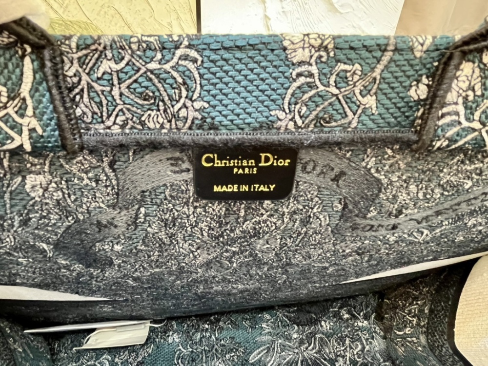 DIO Book Tote Chrismas Star Plan de Paris embroidery Tote bags