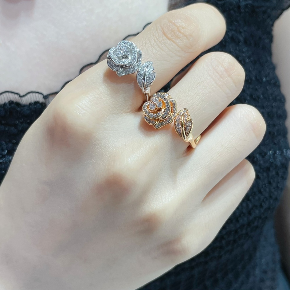 DIO  Luxury Rose Ring Bagatelle Jewelry Fashion Rose Gold Ring