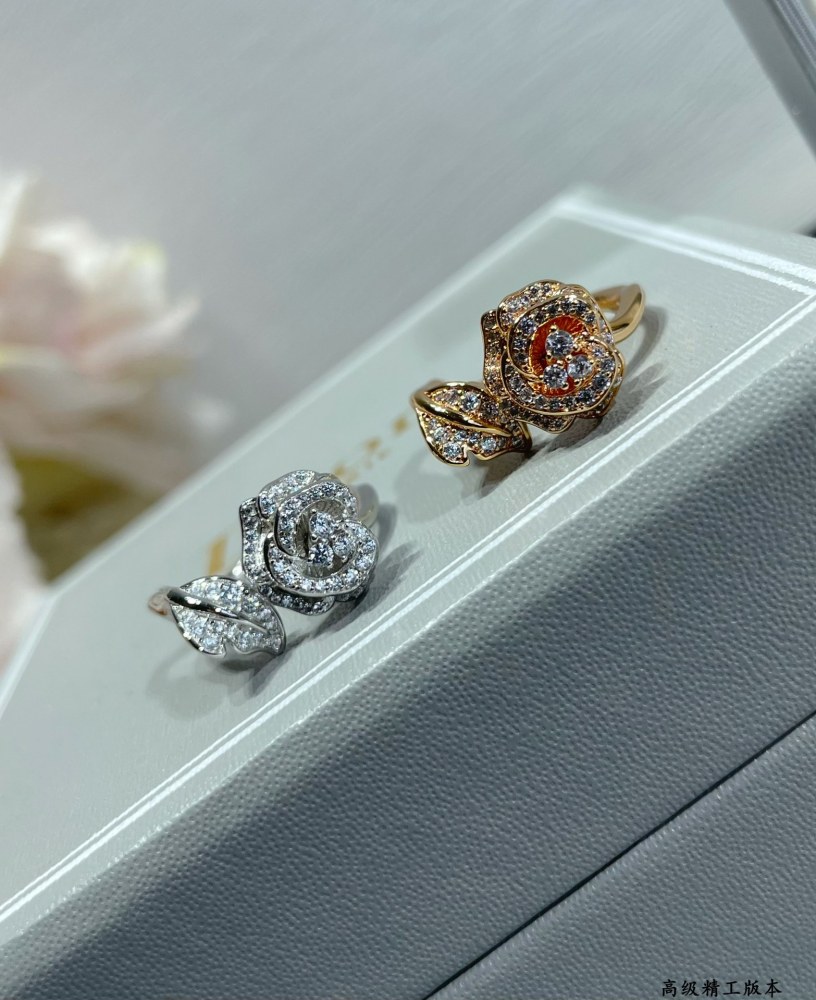 DIO  Luxury Rose Ring Bagatelle Jewelry Fashion Rose Gold Ring