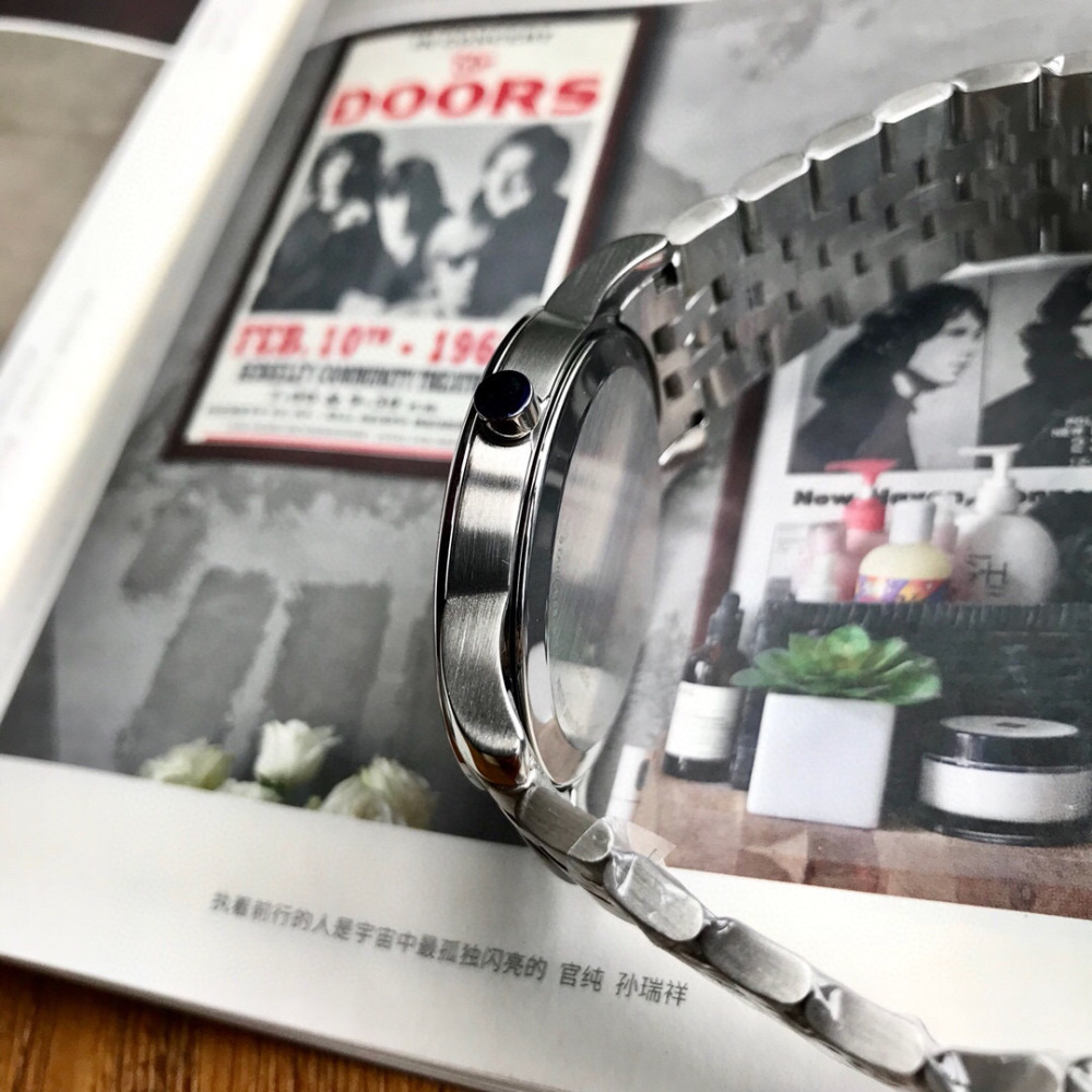 Movado Classic Luxury 40mm Mens Watches Fashion Steel Black Dial Automatic Movement Wristwatch