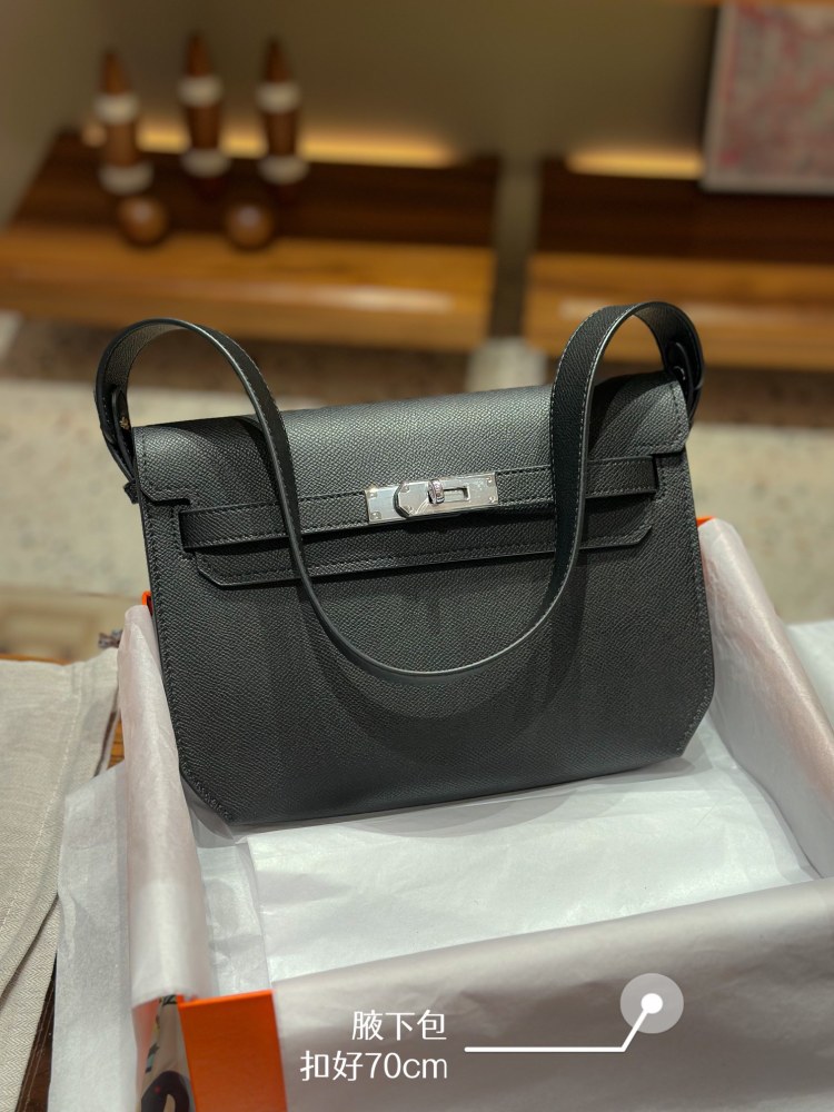 Herm Kelly Depeches 25 Leather Womens Hand Bags Casual Daily Luxury Shoulder Bags