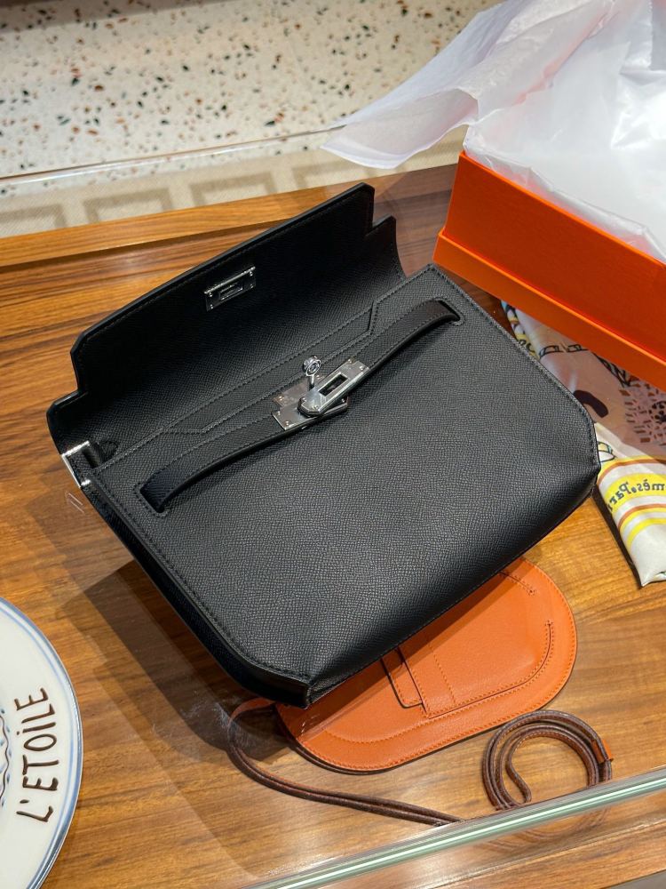 Herm Kelly Depeches 25 Leather Womens Hand Bags Casual Daily Luxury Shoulder Bags