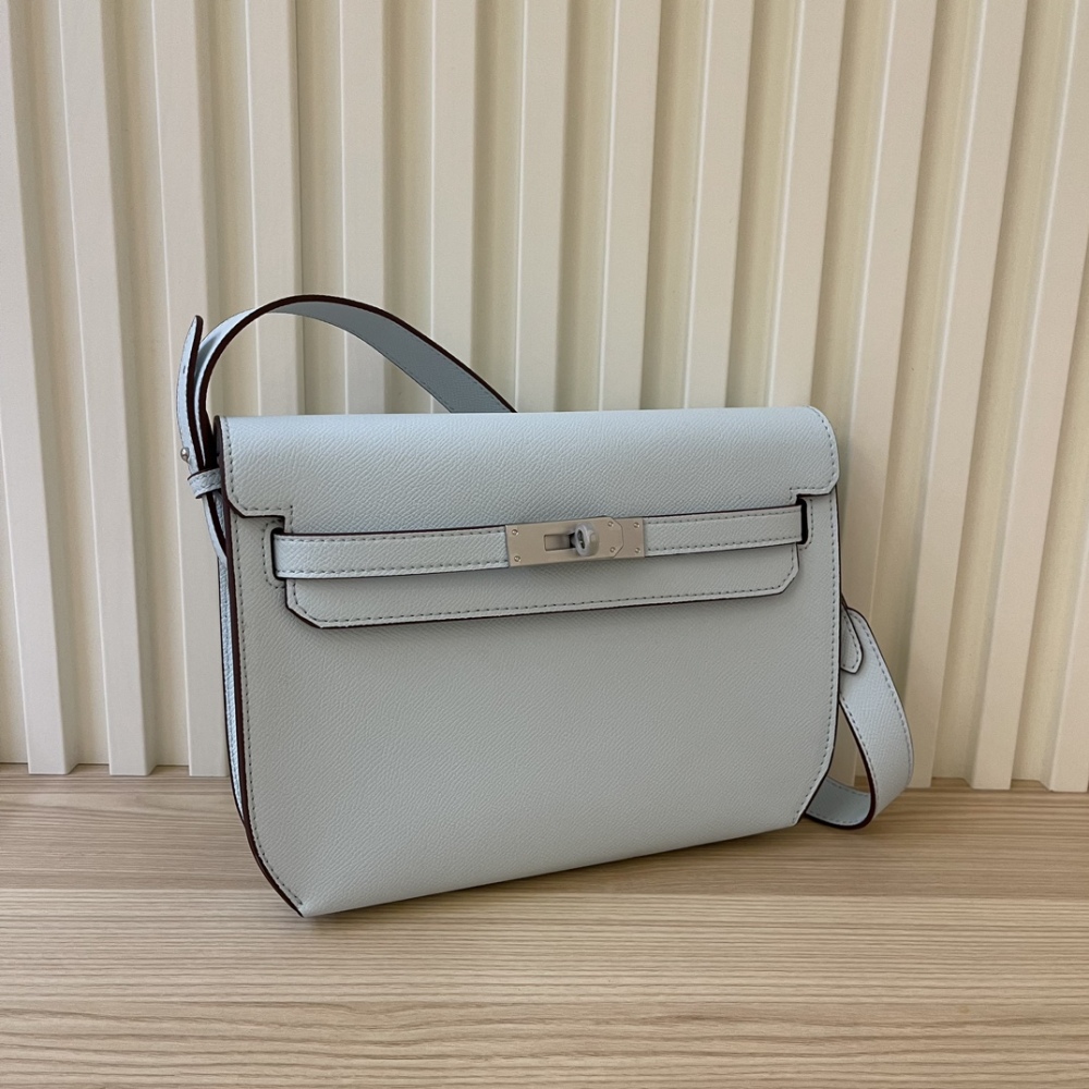 Herm Kelly Depeches 25 Leather Womens Hand Bags Casual Daily Luxury Shoulder Bags