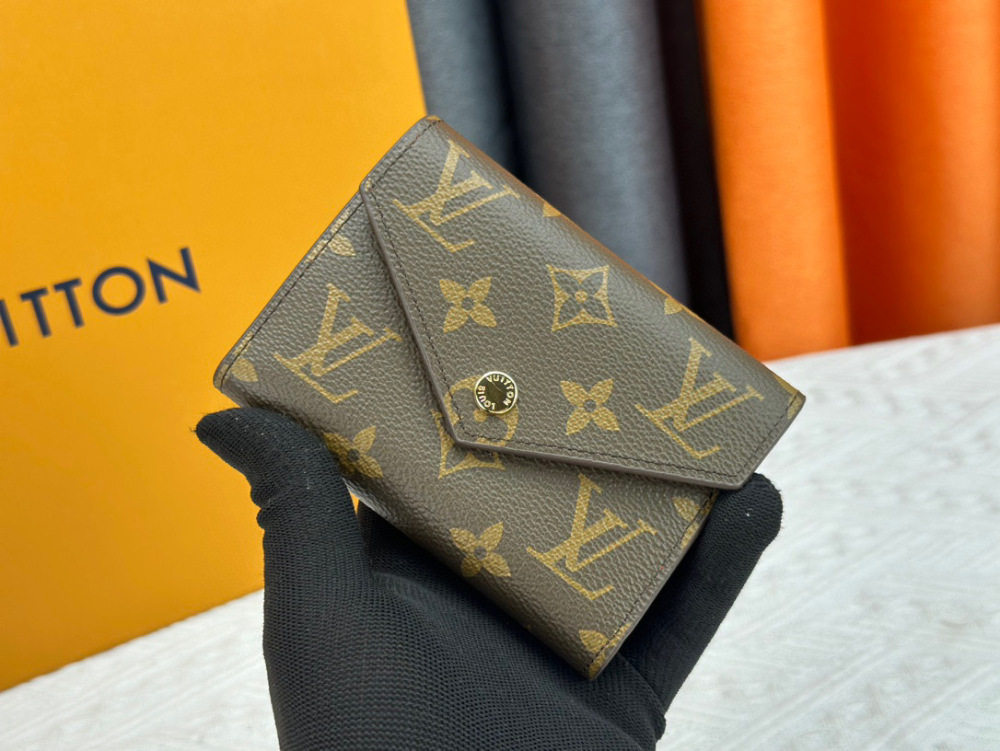 LV Luxury Fashion Women Vintage Victorine Wallets Designer Mens Card Holder