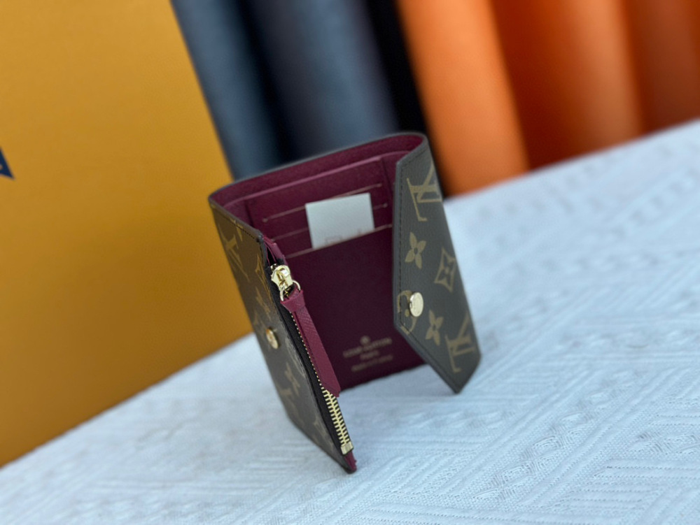 LV Luxury Fashion Women Vintage Victorine Wallets Designer Mens Card Holder
