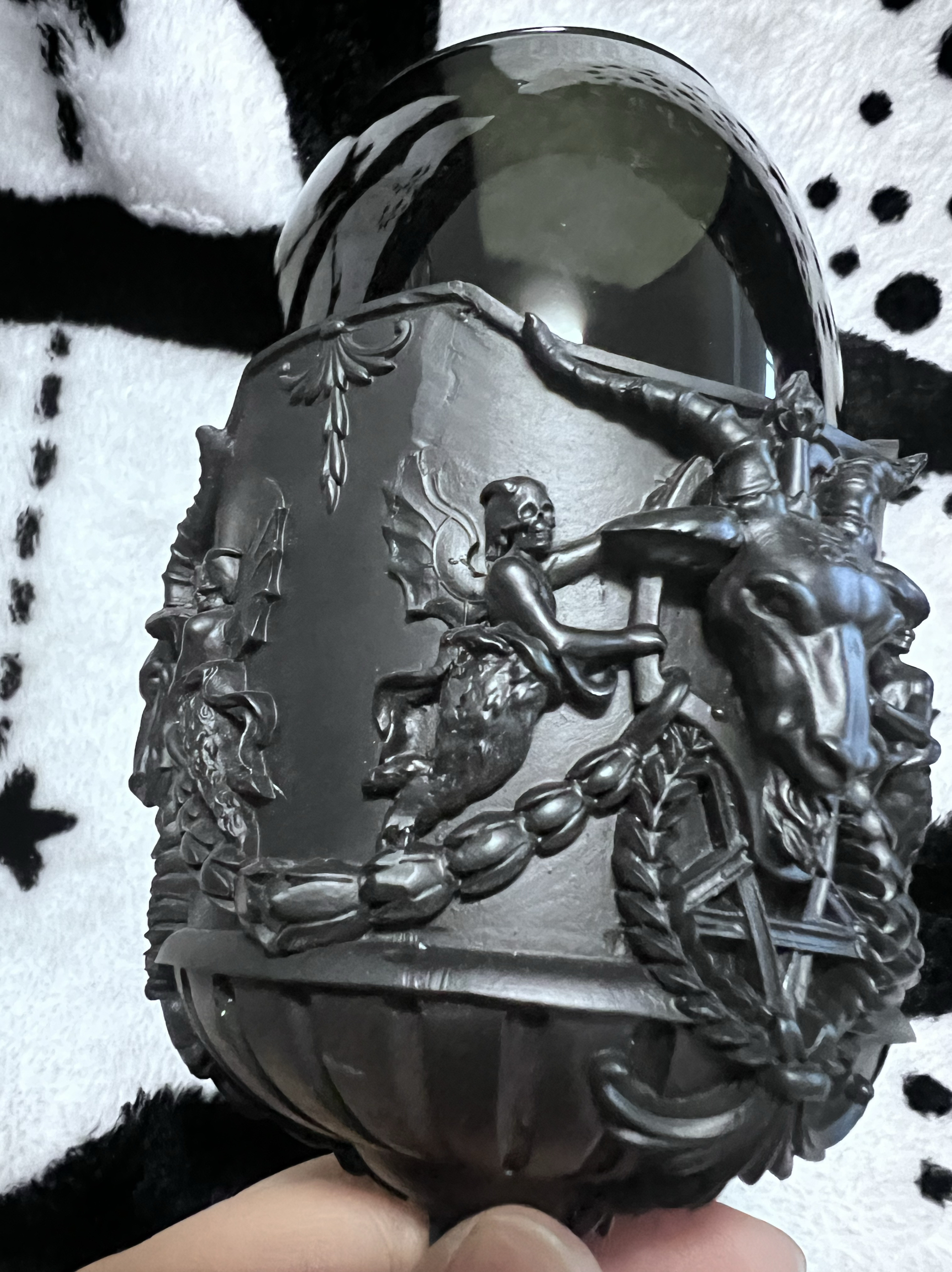 Gothic Baphomet Goblet – Black Occult Ritual Chalice for Witches & Dark Decor