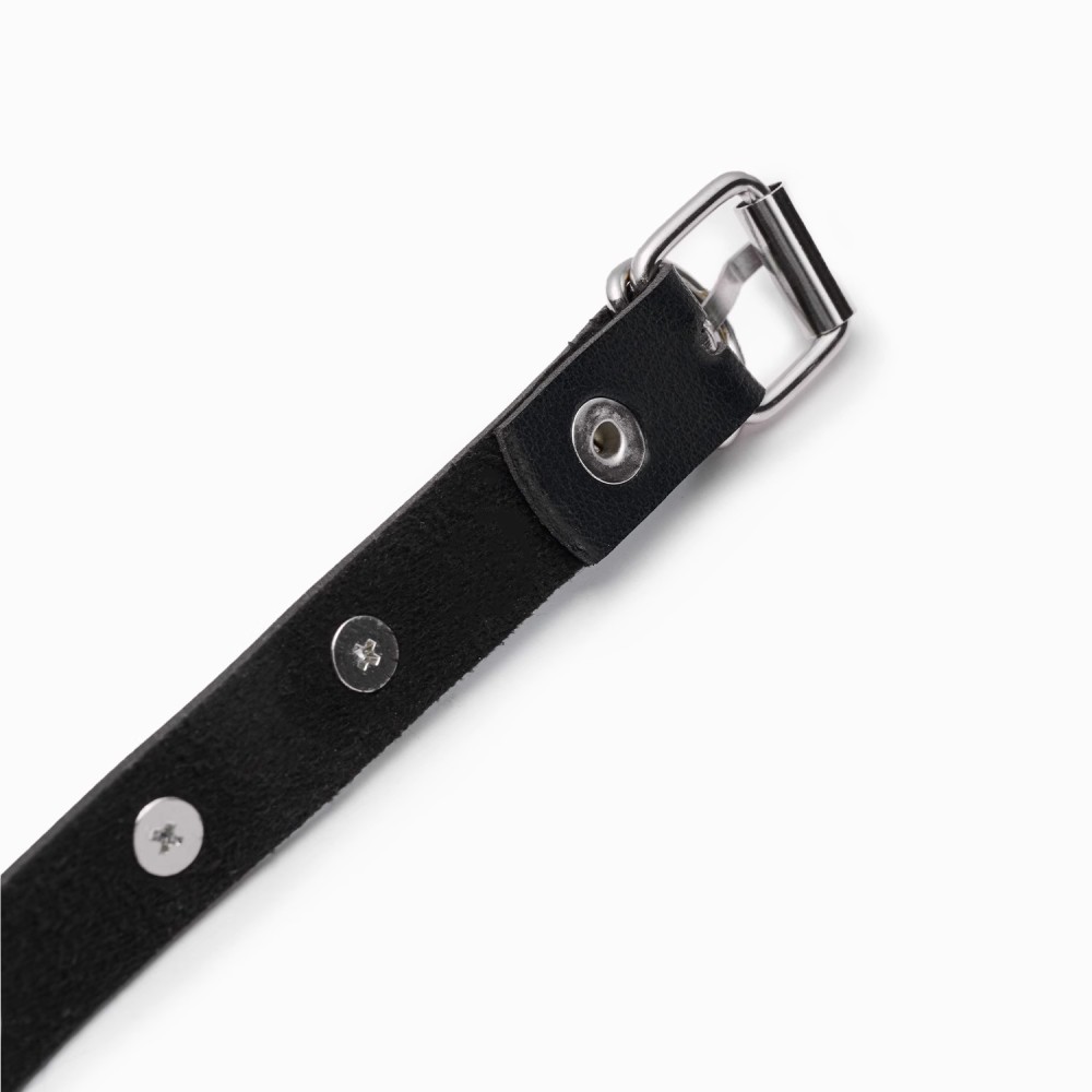 Gothic PU Leather Spike Choker with Cat Paw Charm – Punk Alt Collar Necklace