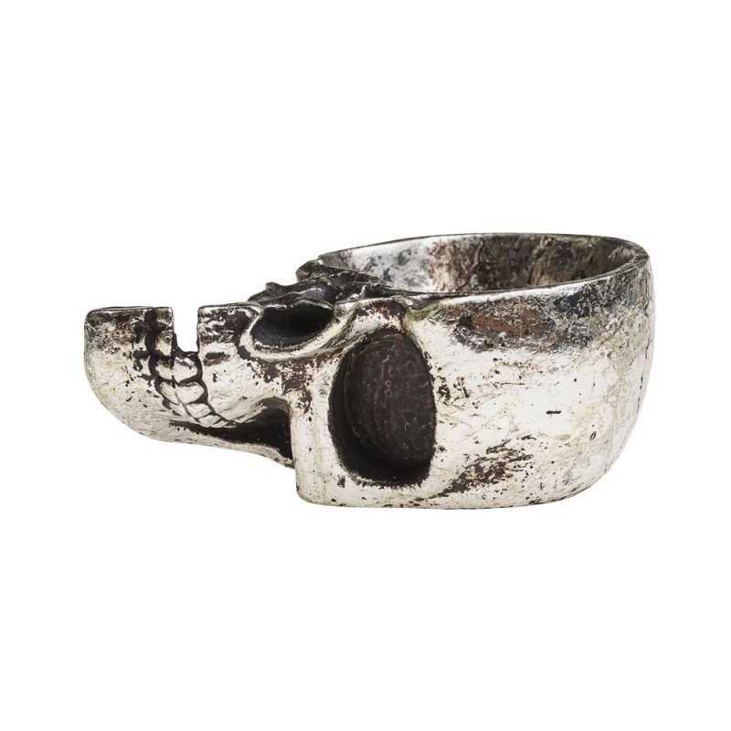 Alchemy Gothic Half Skull Trinket Dish (V60)